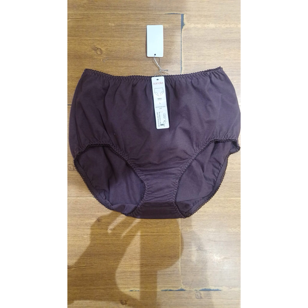 celana dalam perempuan katun coklat art S20-073153 by sorella