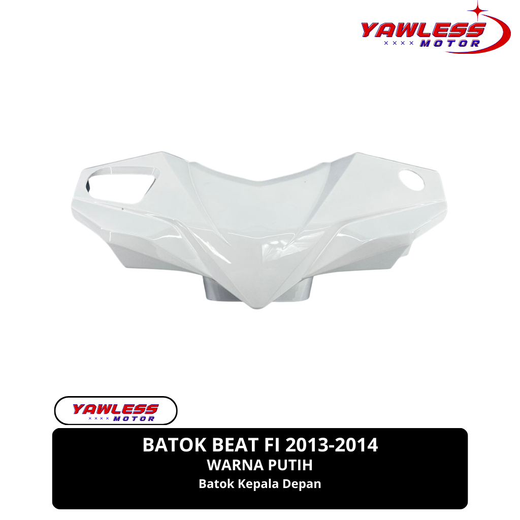 Batok depan Beat Fi 2013-2014 stater kasar warna Putih / batok beat fi 2014