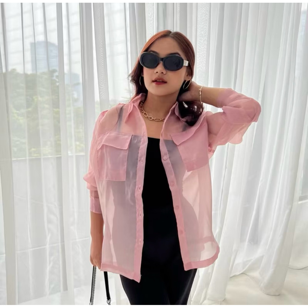 Preloved Kemeja Organza