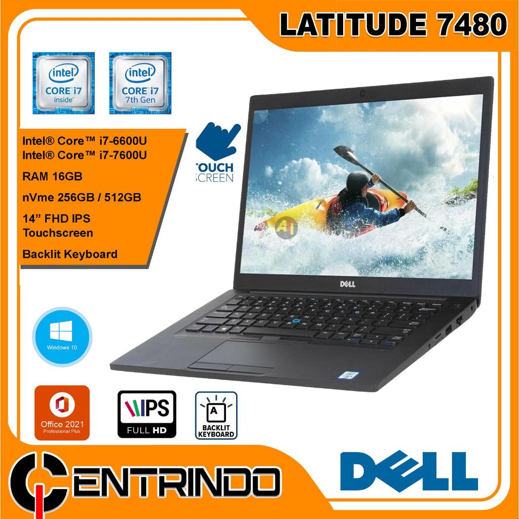 Laptop DELL Latitude 7480 Core i7 Gen 7 / 8GB / nVme 256GB / 14" FHD IPS Touchscreen Backlit