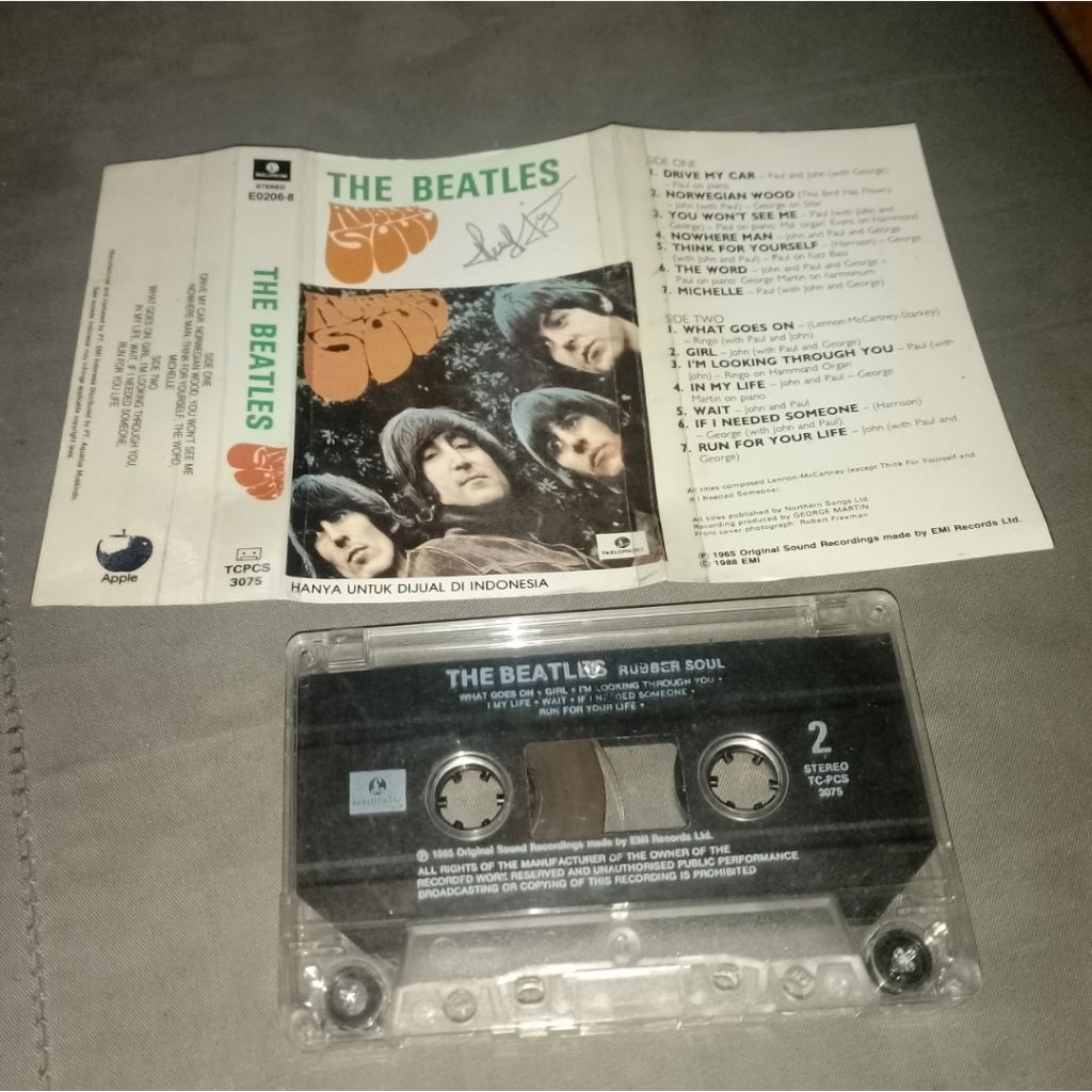 Kaset Pita:The Beatles-Rubber Soul