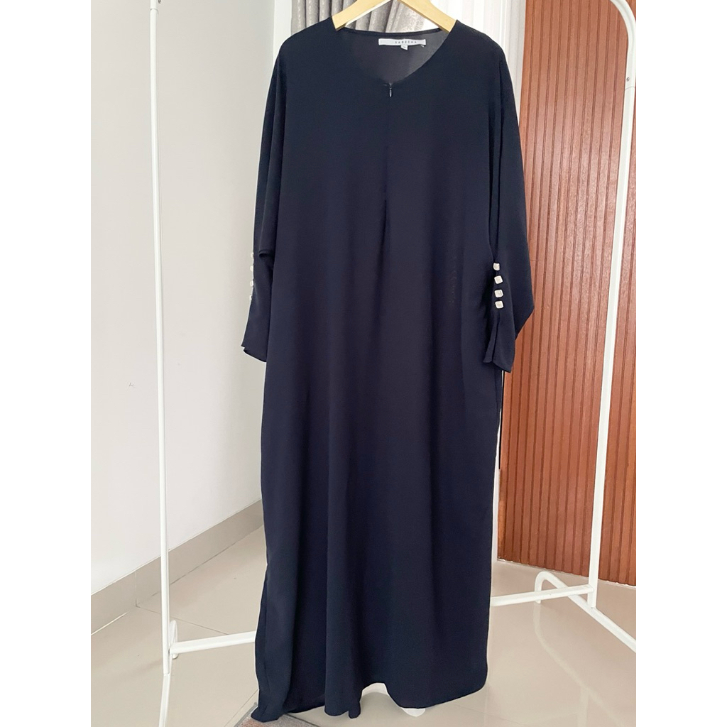 Preloved Abaya Navy brand Sabeena bukan Aljenna