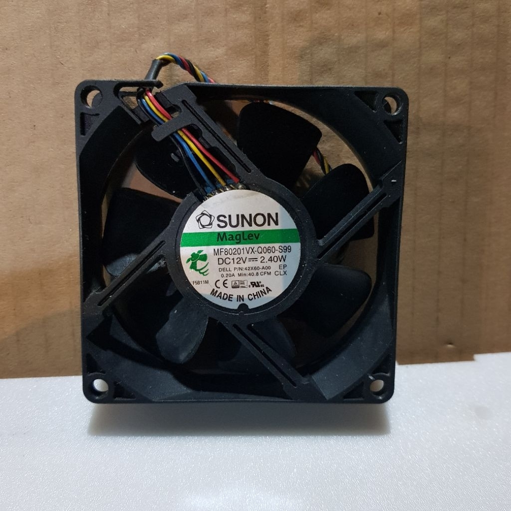 Fan kipas SUNON DC12V-2.40A 8X8Cm 4pin
