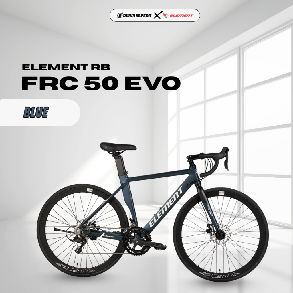 Element FRC 50 Evo Sepeda Balap 700C Roadbike Frame Alloy - Sepeda Roadbike Element FRC 50 EVO 18s