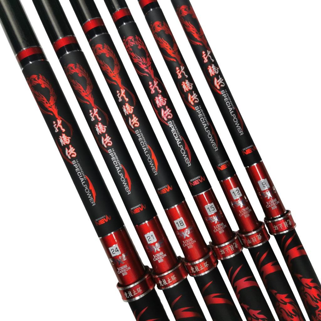 X-CROSS Joran Tegek JUXING Carbon 720 Cm Dengan Sarung