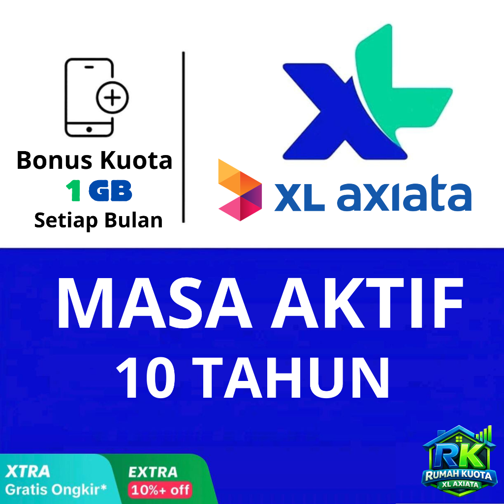 Masa Aktif XL 10 Tahun -> Toko Masa Aktif