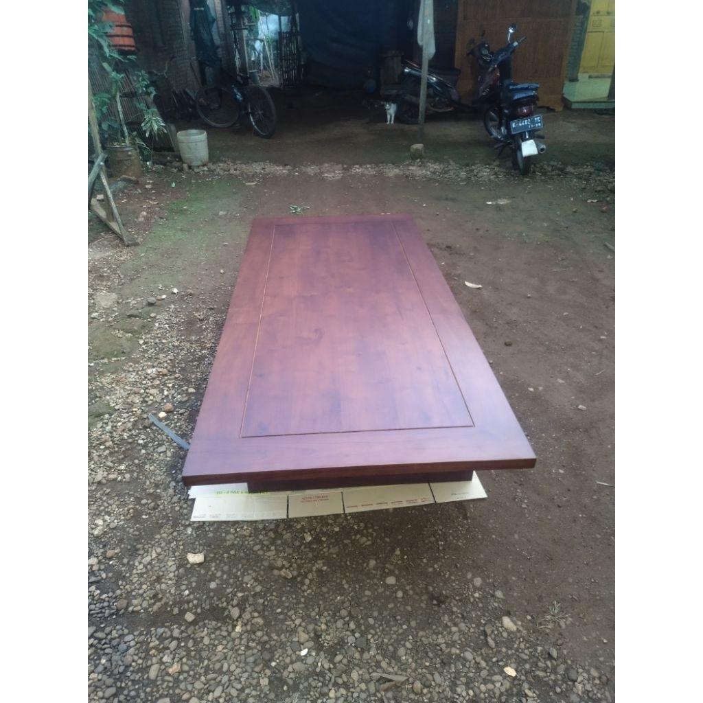 Meja Makan lesehan kayu jati