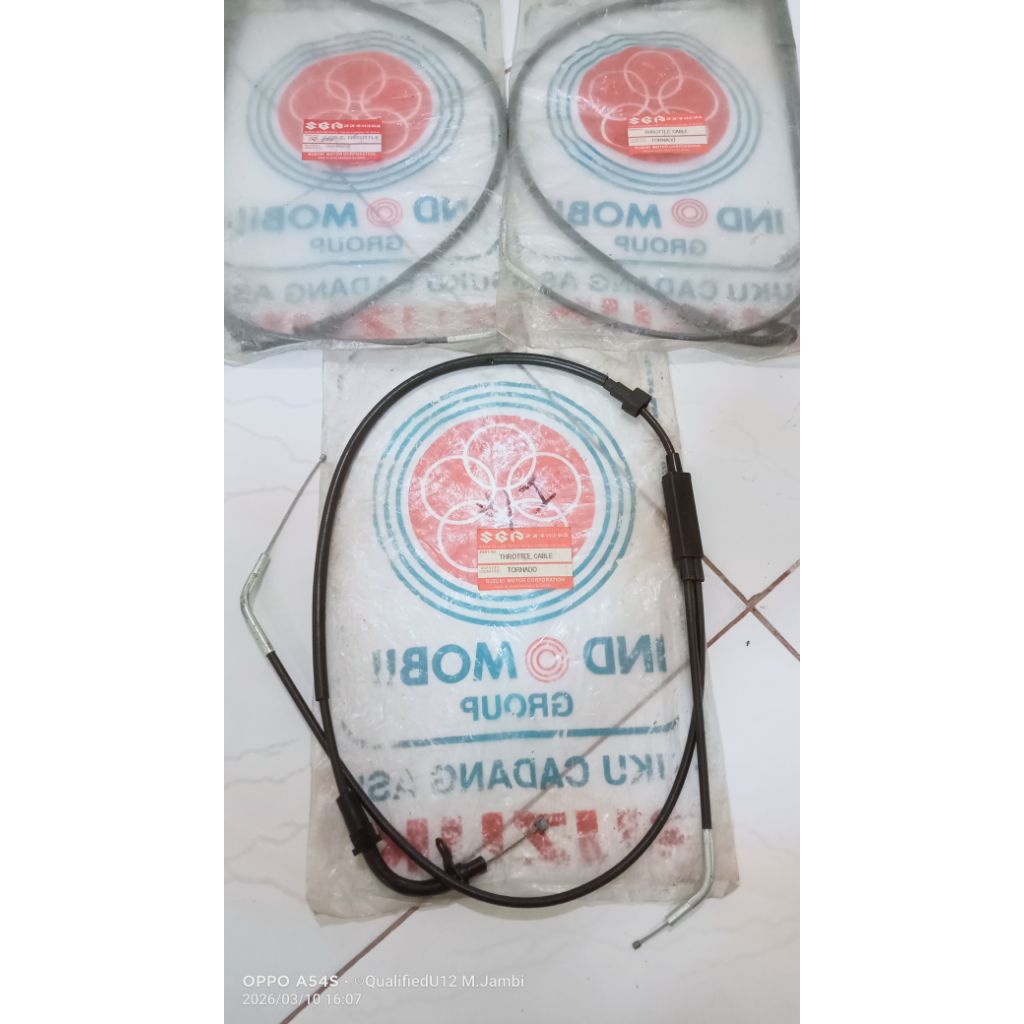 Kabel Gas Set Kabel Pompa Oli Suzuki Tornado 110 Original SGP Japan