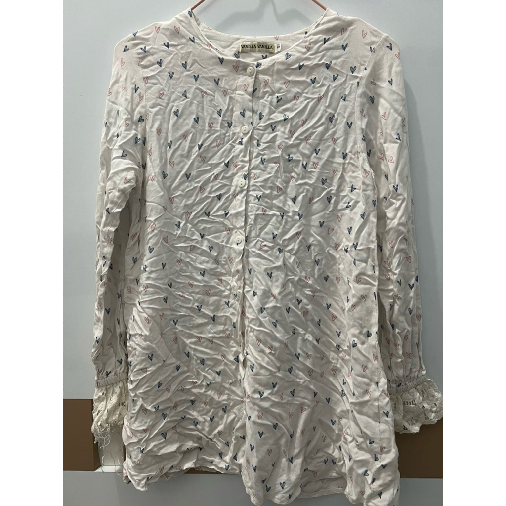 preloved blouse vanilla hijab