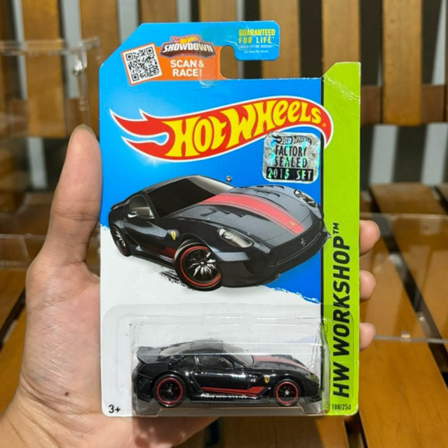 Hotwheels THS Ferarri 599xx hitam sth super treasure hunts