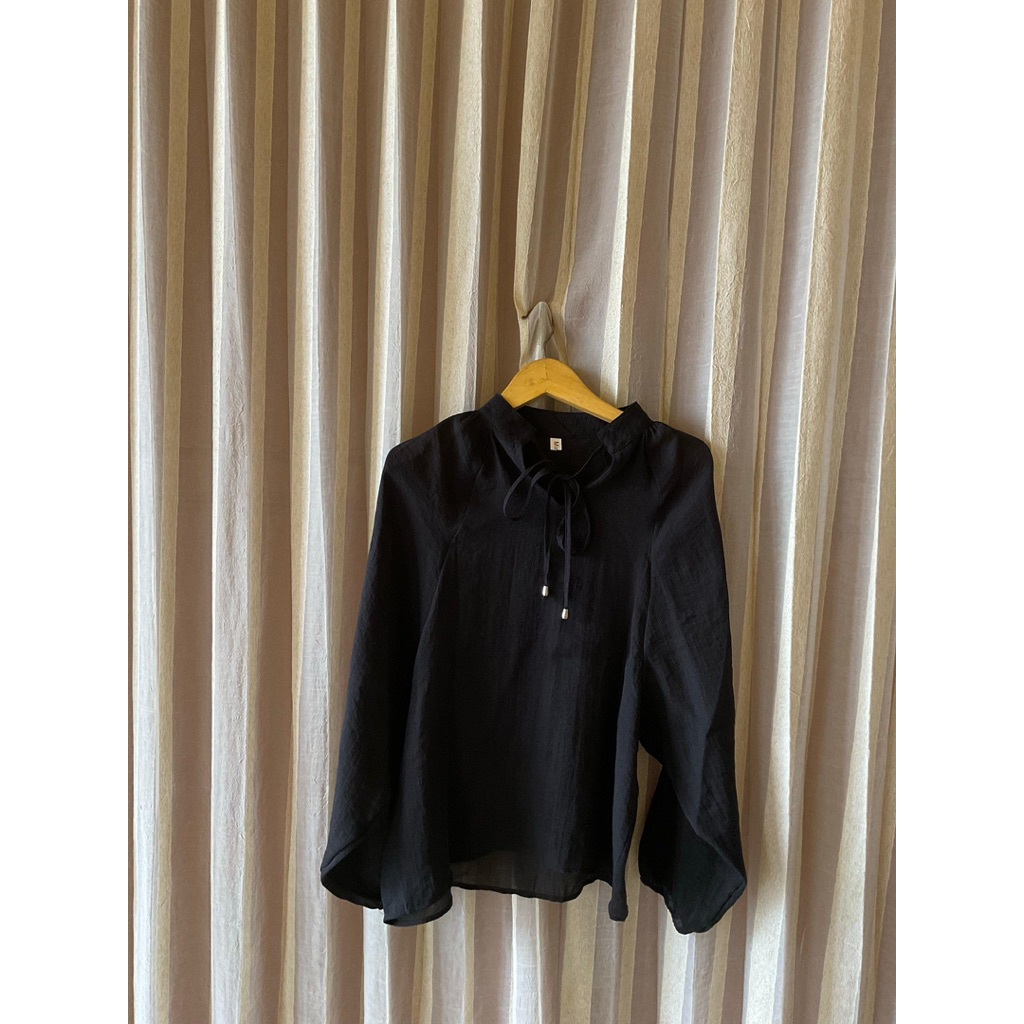 Black Blouse Korean look