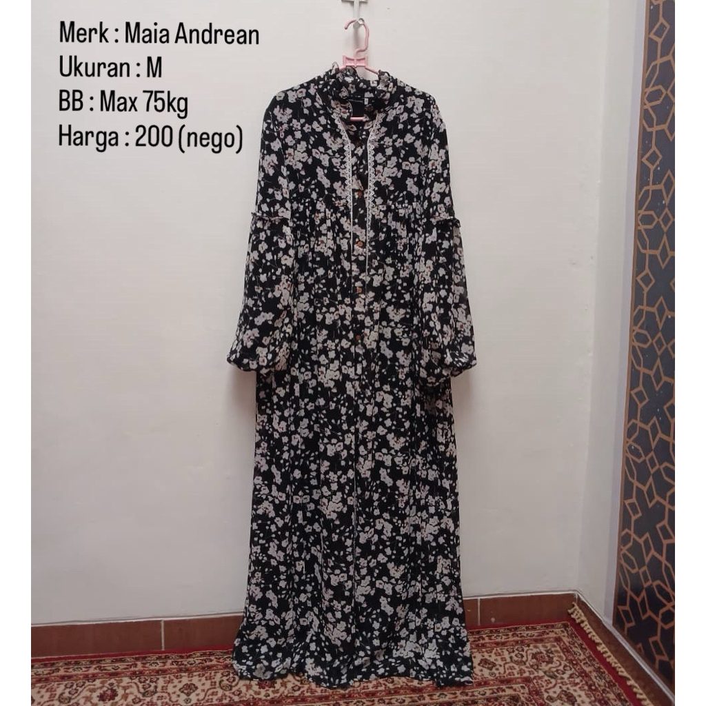 Preloved Gamis Maia Andrean