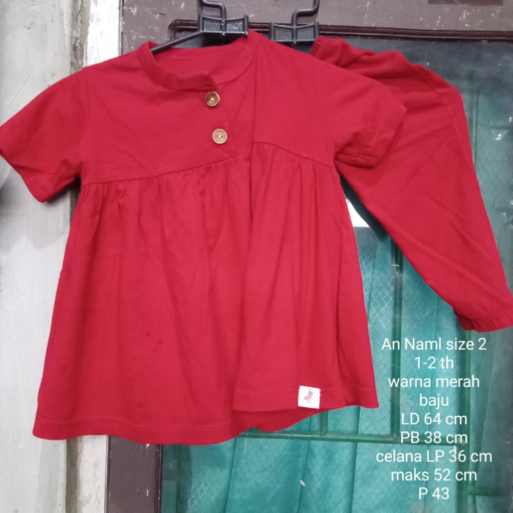Preloved Baju An Naml Atelier angelina size 2