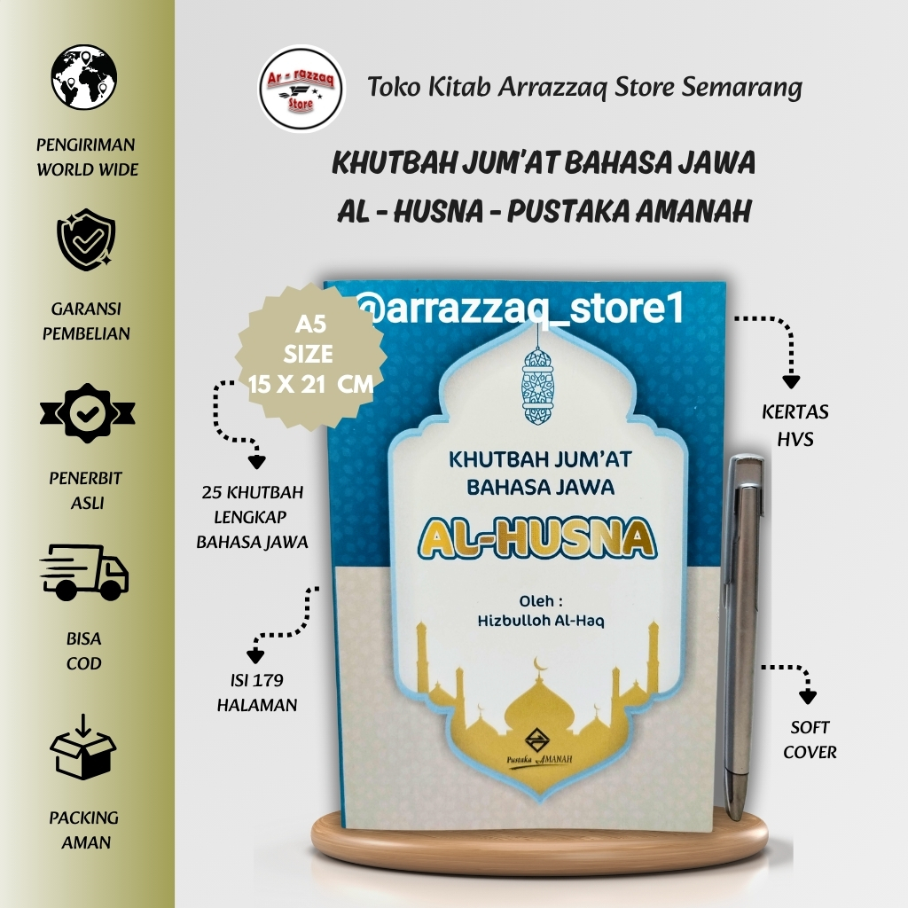 Buku Khutbah Jumat Bahasa Jawa Al-Husna - Khutbah Pustaka Amanah