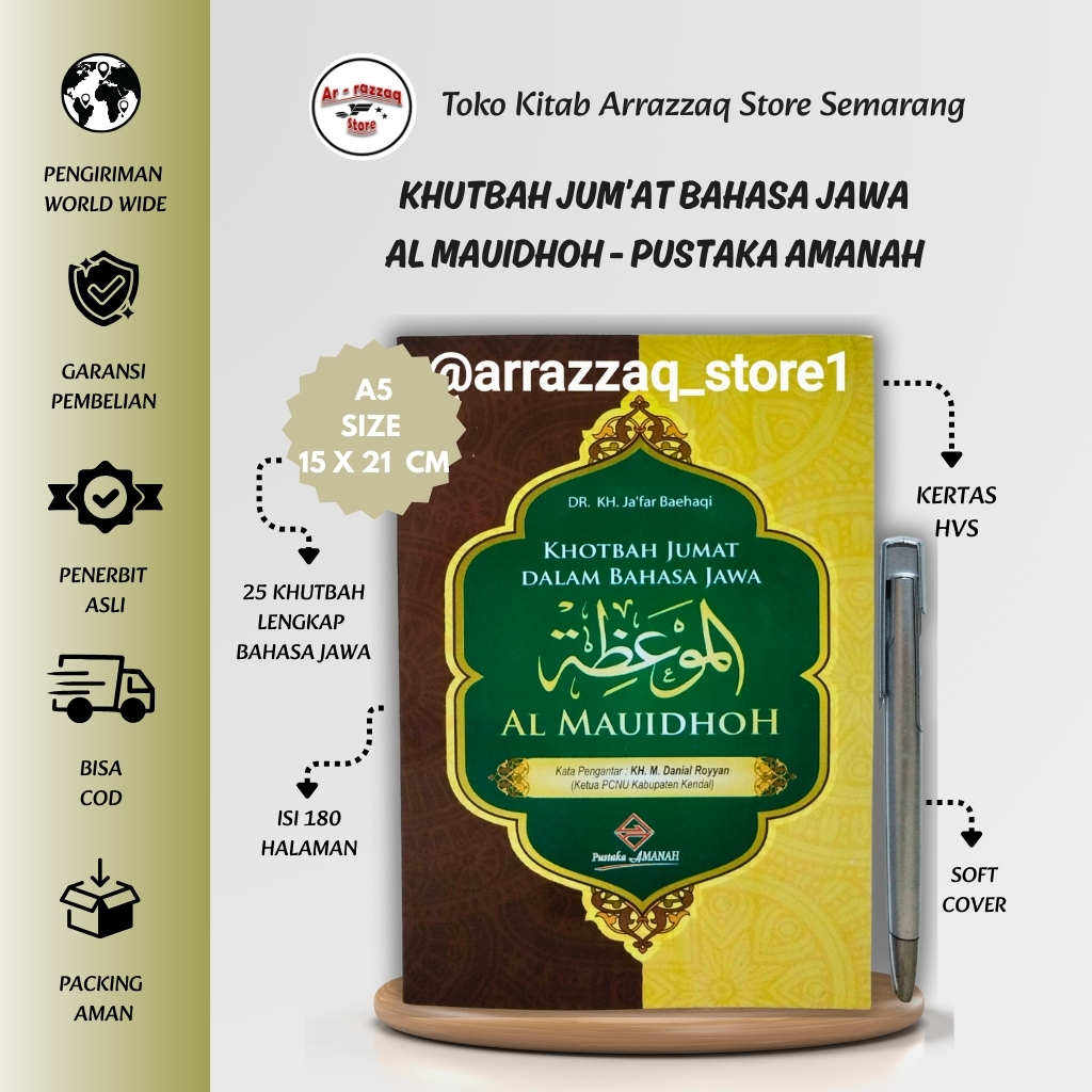 Buku Khutbah Jumat Bahasa Jawa Al-Mauidhoh - Khutbah Pustaka Amanah