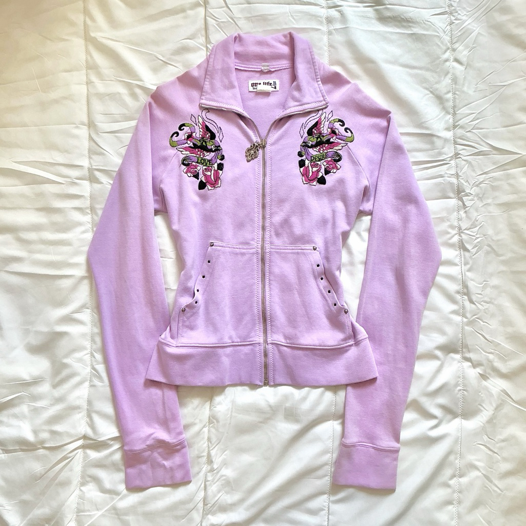 One Life Pink Jacket Vintage Coquette Cottagecore Y2K Grunge Gothic Goth 2000s Fairycore Himekaji Sh