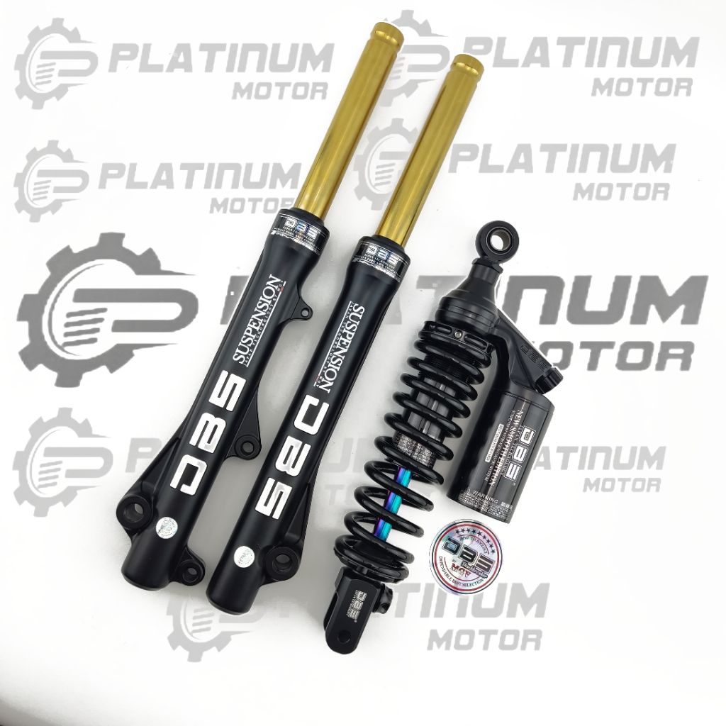 Paket Shock Depan Dan Belakang DBS 8906 As Gold& 702 Matic Beat,Vario110,Vario125,Vario150