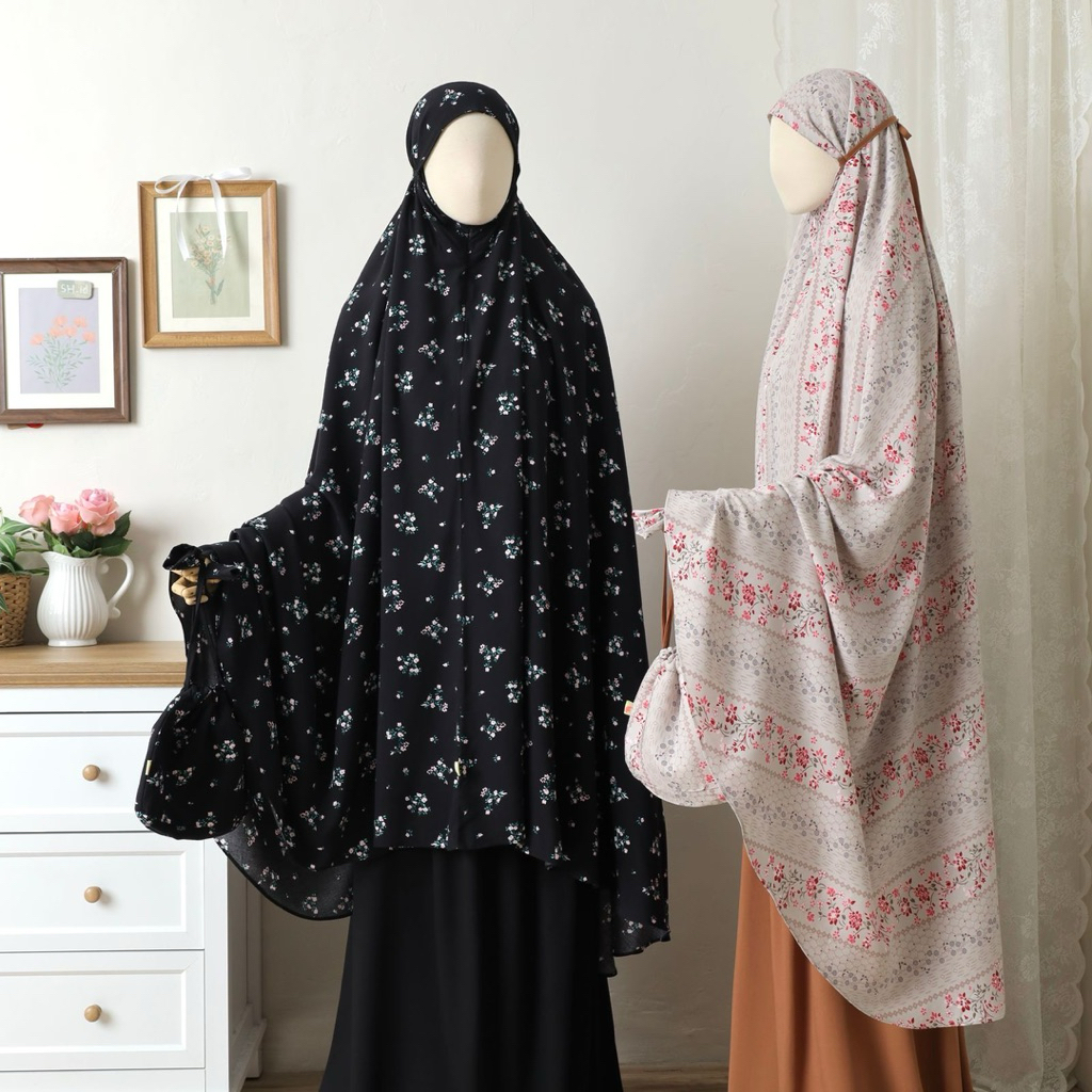 MUKENA DEWASA MOTIF 2in1 Rayon valencia|Mukena Jumbo