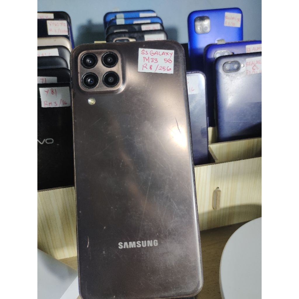 Samsung Galaxy M33 5G ram 6/128 GB Hp Second /Bekas Siap pakai