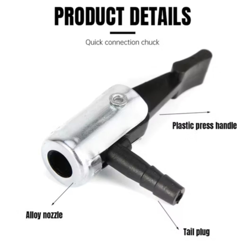 Cop Cup Kepala Pompa Angin Cop Pompa Tekuk Aluminium Original