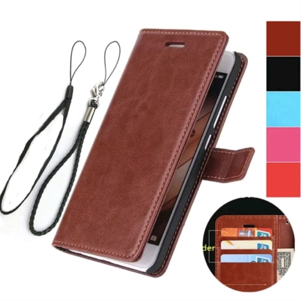 Oppo A31 Flip Cover Wallet Leather Casing Dompet Kulit