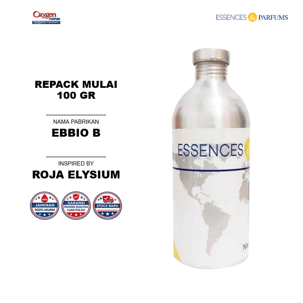 EBBIO B - ESSENCES | OXYGEN PARFUM GROSIR | REPACK MULAI DARI 100 GR