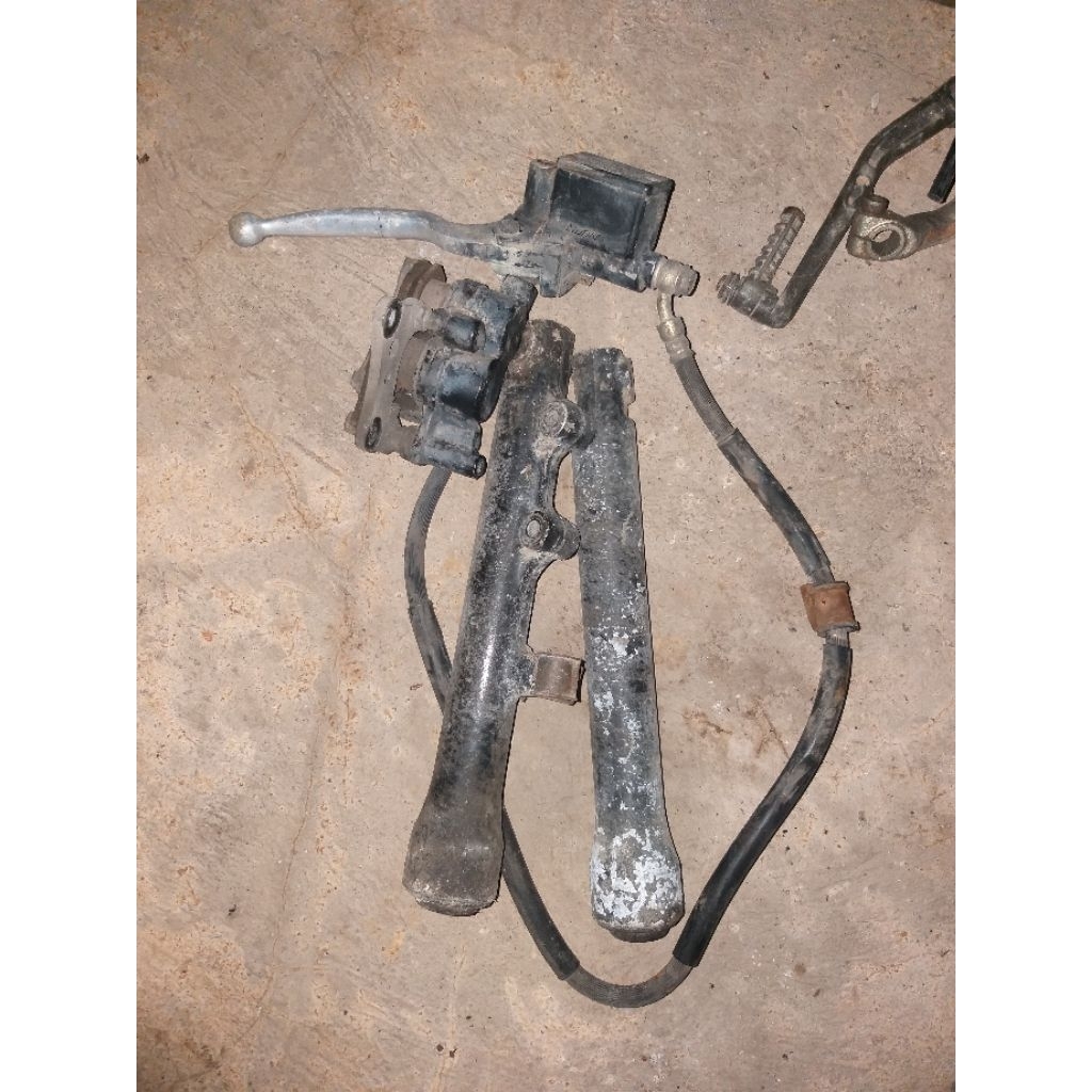rem lengkap fullset + bottom tabung skok depan suzuki tornado gs pnp shogun kebo satria 2t win 100 o