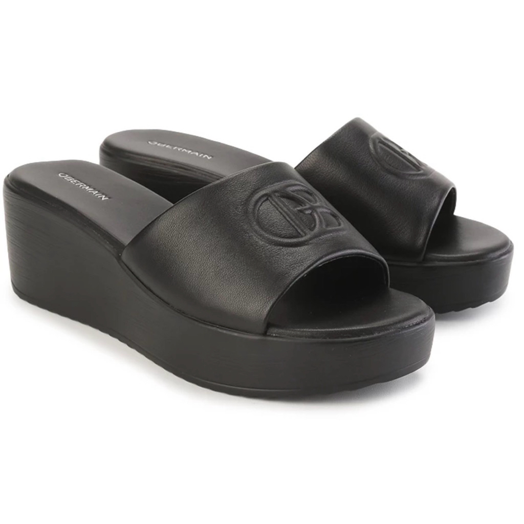 Wedges Wanita Obermain Original - Leather - Maupa