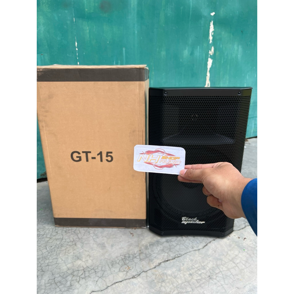 Speaker Aktif Black Spider GT-15PS GT15PS GT15 PS GT 15PS 15 inchi Aktif 15 inchi Original 500 Watt 