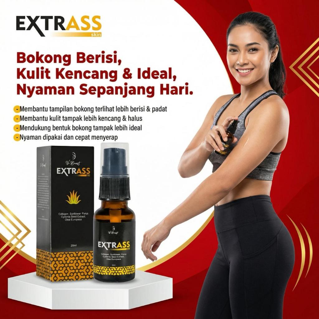 XTRASS Serum Obat Pembesar Pengencang Bokong-Pantat & Pemutih Bokong Bisa COD BPOM Original