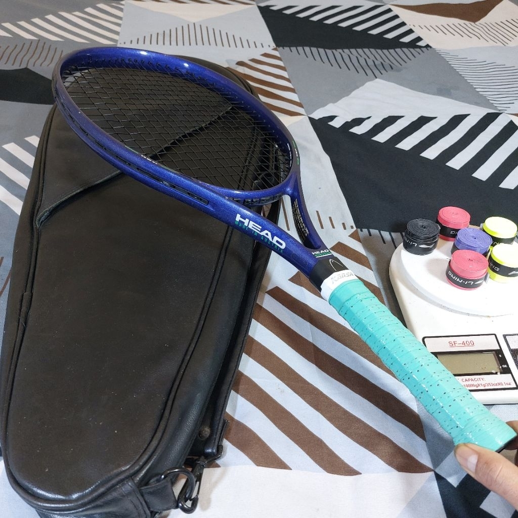 RAKET TENIS ORIGINAL HEAD ORION 720 BEKAS 340G BEKAS SIAP PAKAI