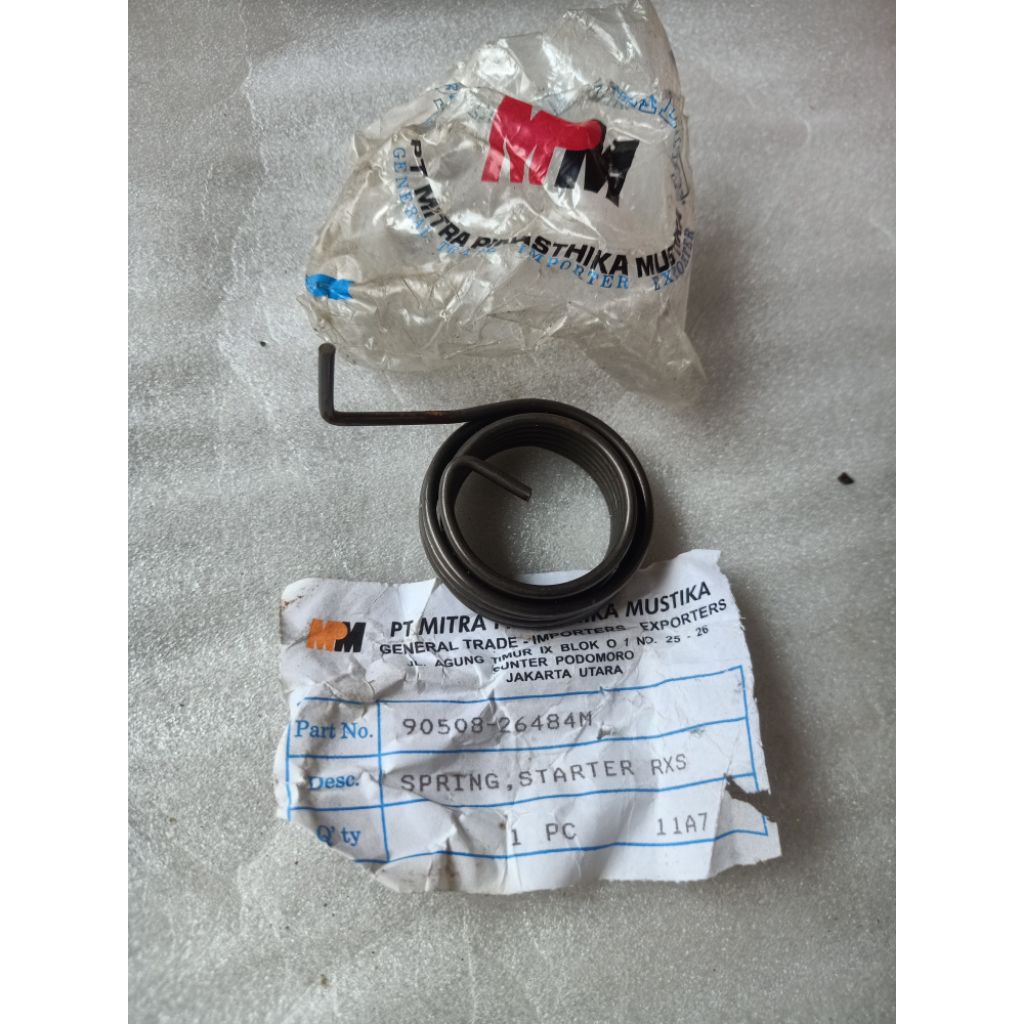 per spring pir selah engkol kick stater RX king RXS  merk MPM  NOS stok lama