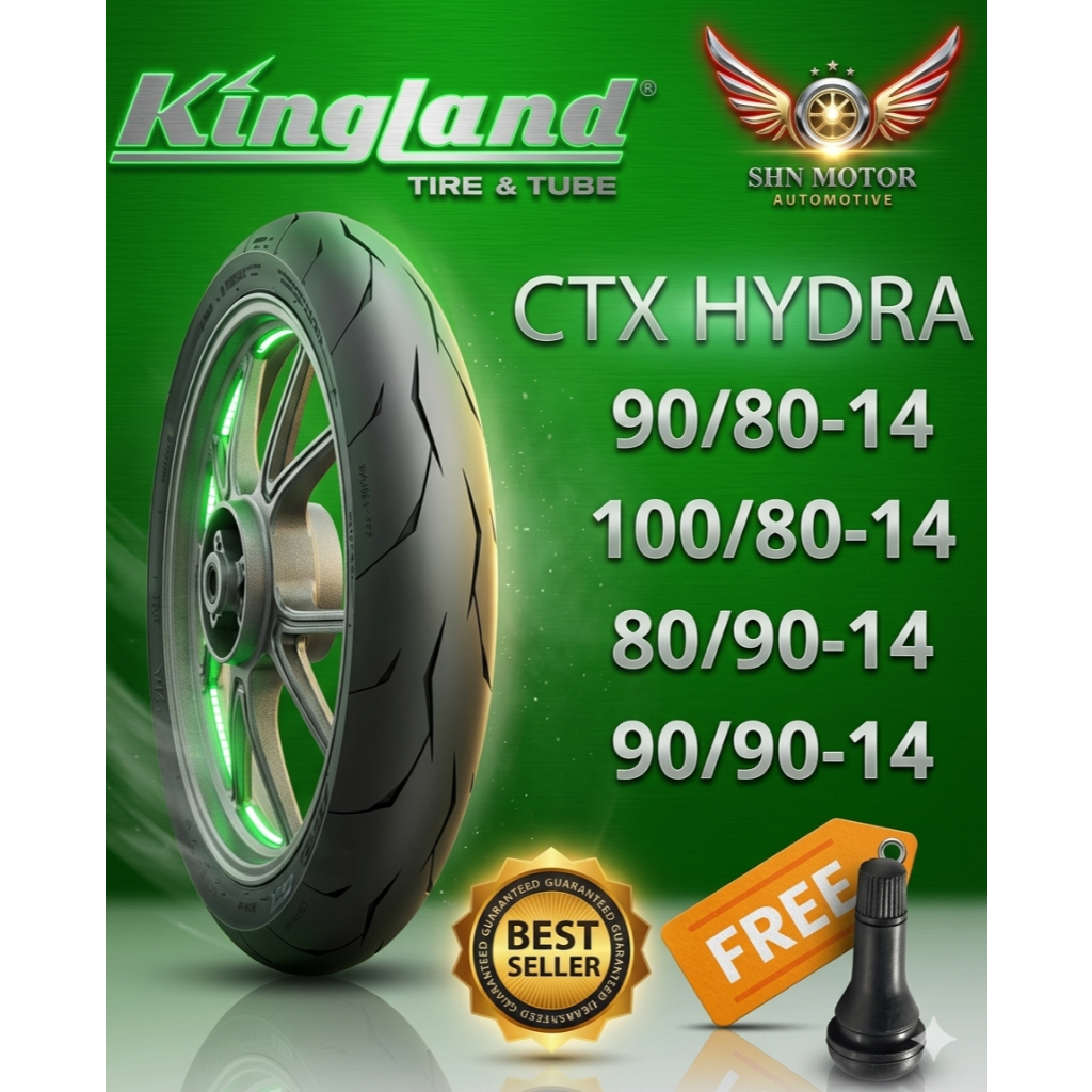 Ban Tubeless Kingland // CTX Hydra 80/90-14,CTX HYDRA 90/90-14,CTX HYDRA 100/80-14,CTX HYDRA 90/80-1