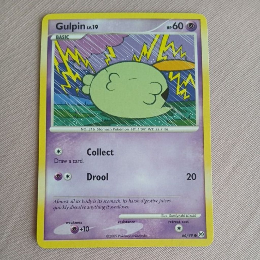 POKEMON GULPIN 66 ARCEUS COMMON NON FOIL SINGLES