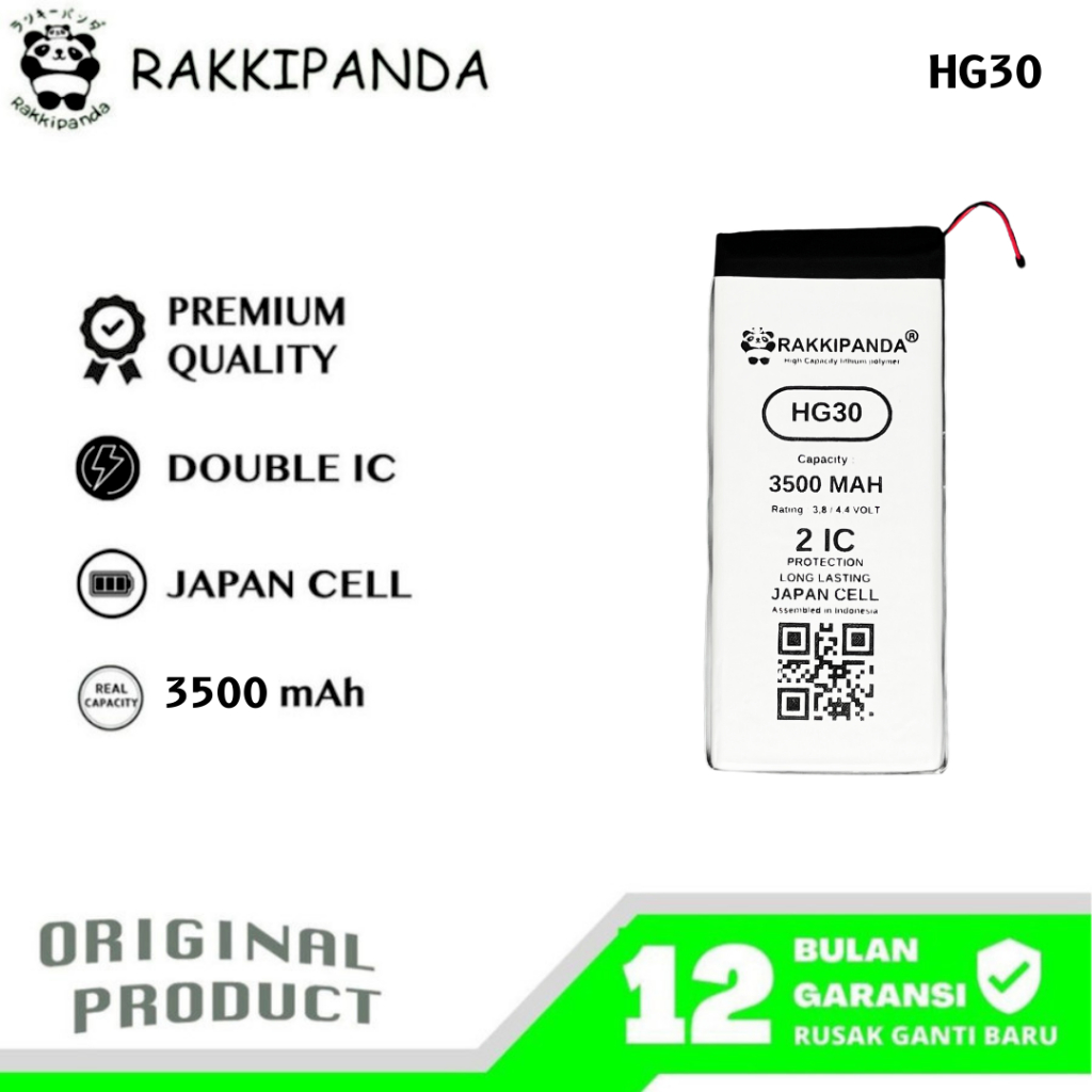 RakkiPanda - HG30 Motorola G5S Plus / Moto G6 1s Batre Batrai Baterai