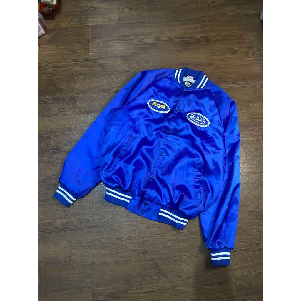 Jaket Varsity Von Dutch parashut mantab