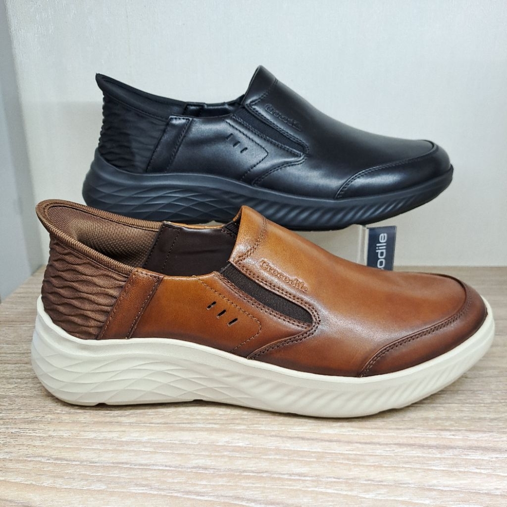 sepatu kulit pria crocodile