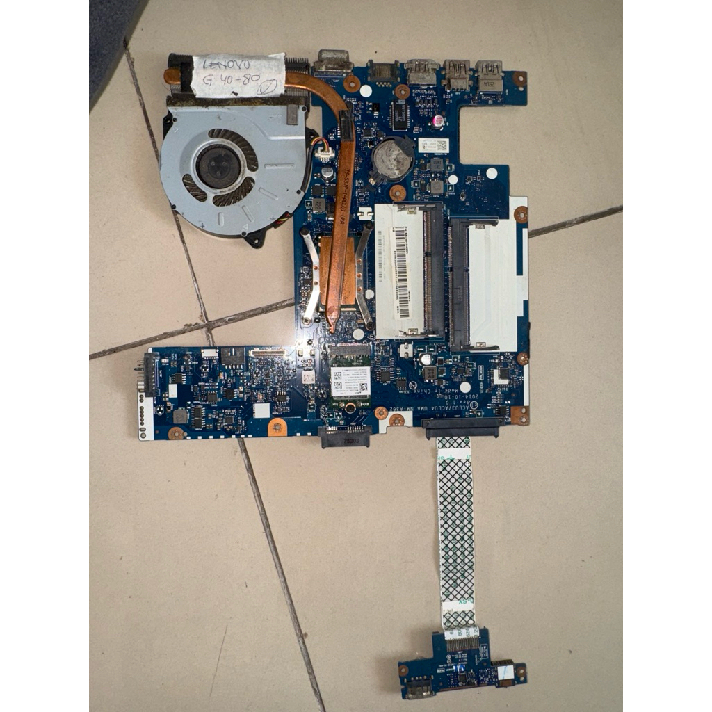 mainbord lenovo G40-80 Core i3 gen4 mainbord normal