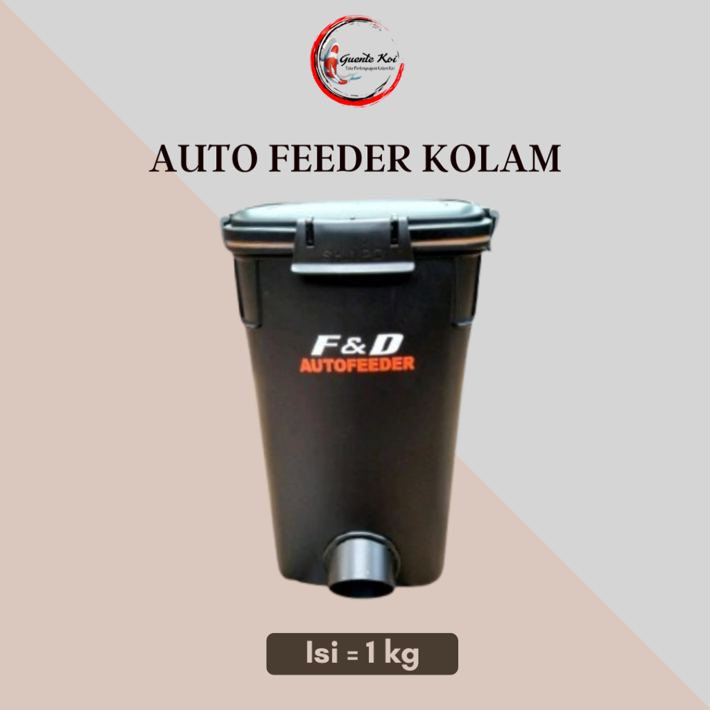 Auto Feeder F&D / Autofeeder Kolam / Mini Auto Feeder 1kg