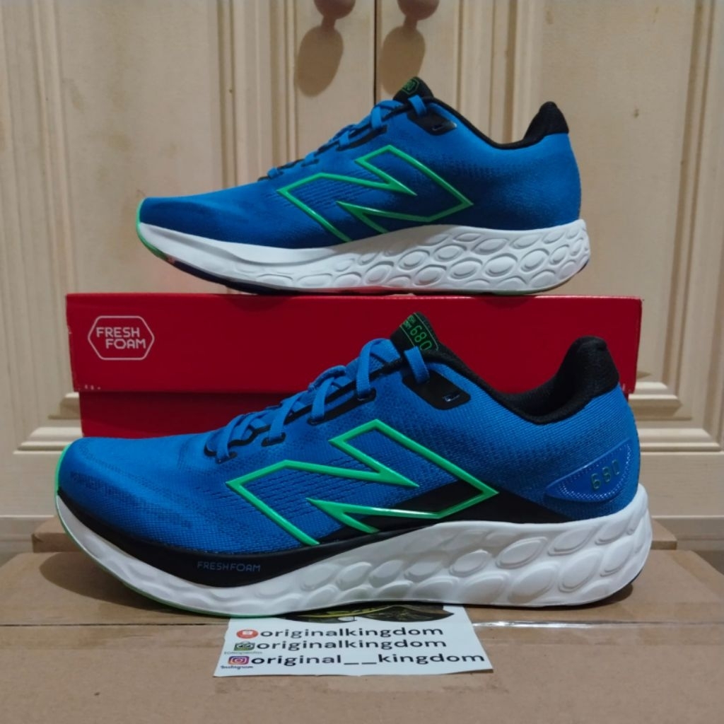 New Balance 680 v8 ORIGINAL RESMI BNIB Men's Running Shoes