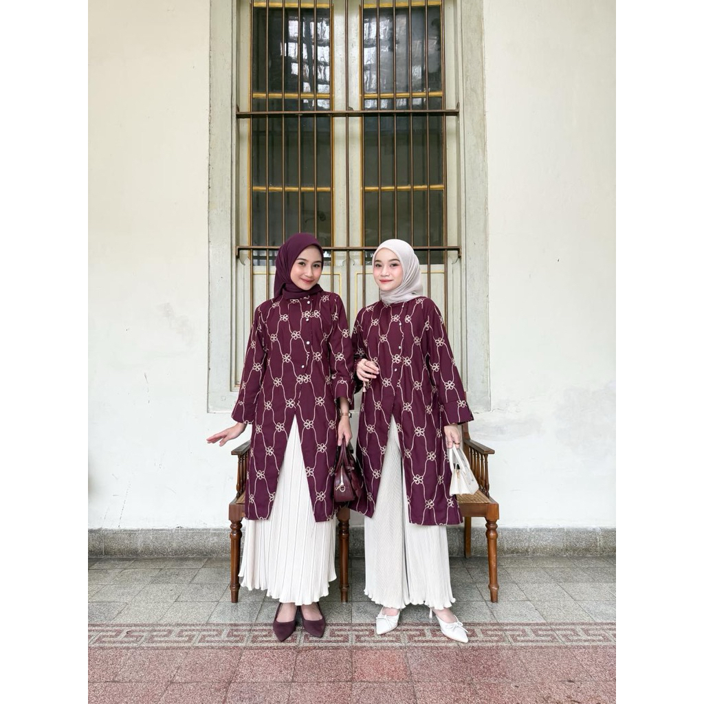 JANGGAN TUNIK LOCANA LABEL|ATHAYA TUNIK | ALUNA LACEY TUNIK