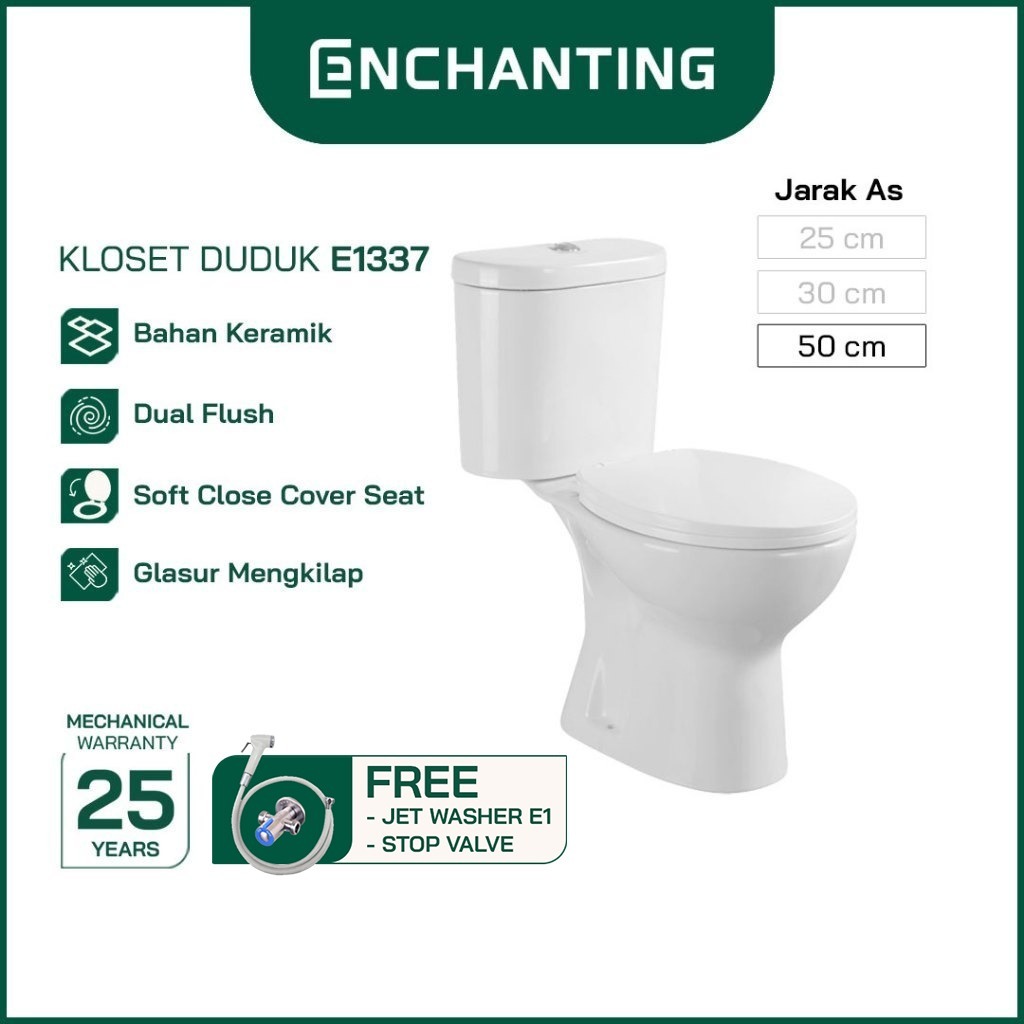 Toilet/Kloset Duduk Europe Enchanting E1337