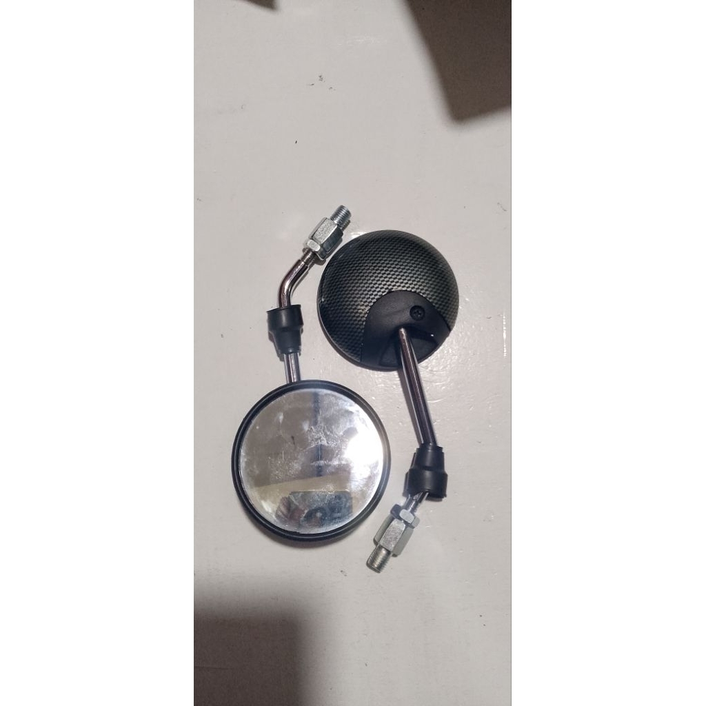 spion variasi mini black carbon untuk jenis motor Yamaha suzuki