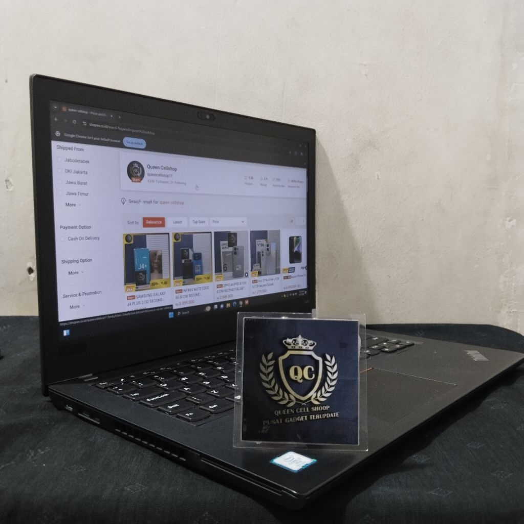 LAPTOP LENOVO THINKPAD T480 20L6S42000 i7 8650U 16GB SSD 256GB 14 INCH SECOND BERGARANSI RESMI