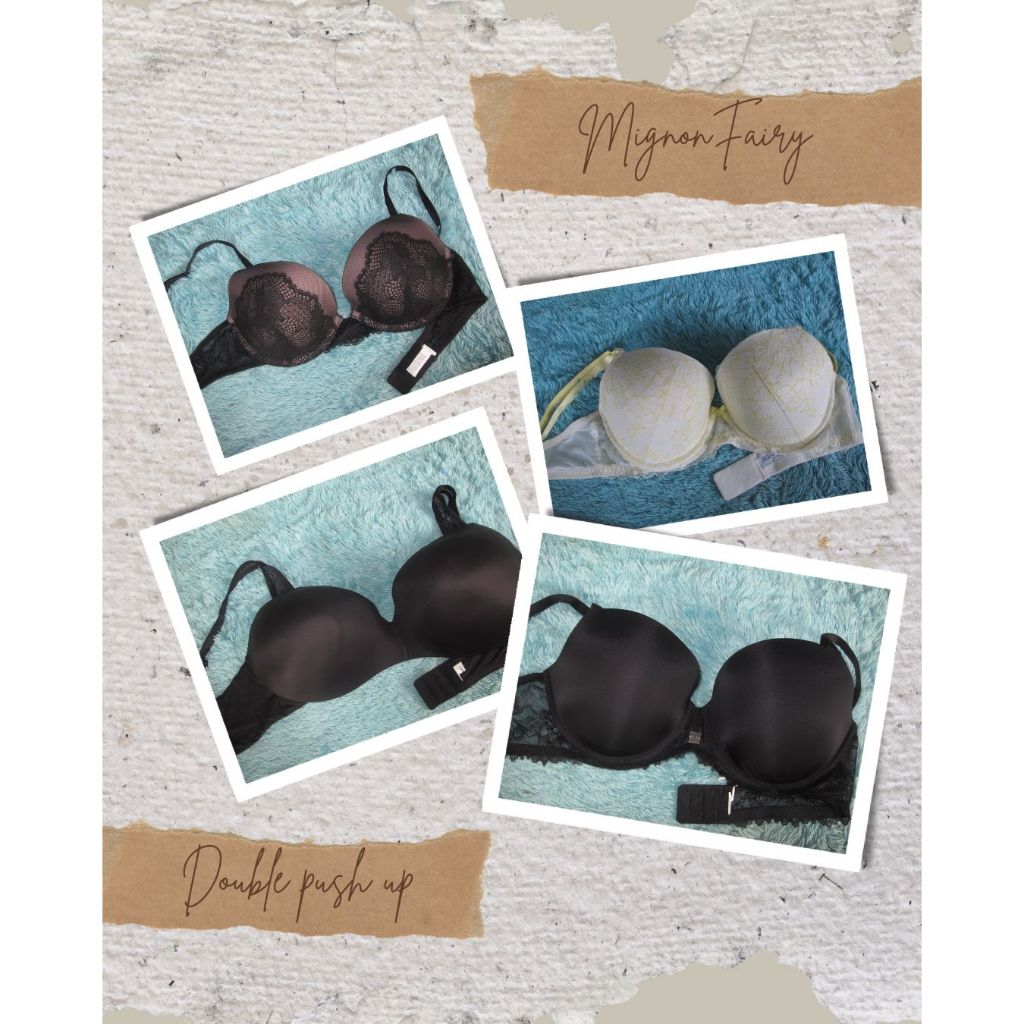 PUSH UP/DOUBLE PUSH UP SEAMLESS BRA MAIDENFORM 2 SIZE 30C 32D 32DDD 32F 34DD 34E 36D 38D 38DD 38E 38