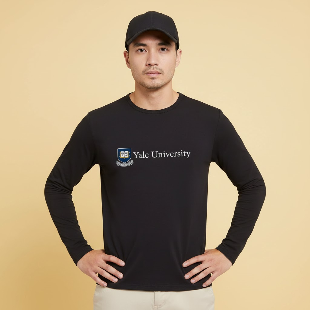 Kaos Baju YALE University America Unisex t-shirt Distro Clothing long sleeve