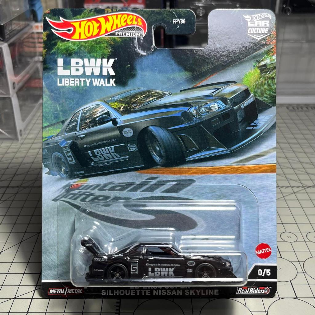 Hot Wheels Premium Chase Nissan R34 LBWK Mattel