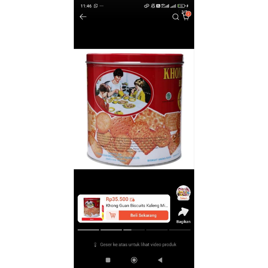 Khong guan kaleng kecil 1 dus