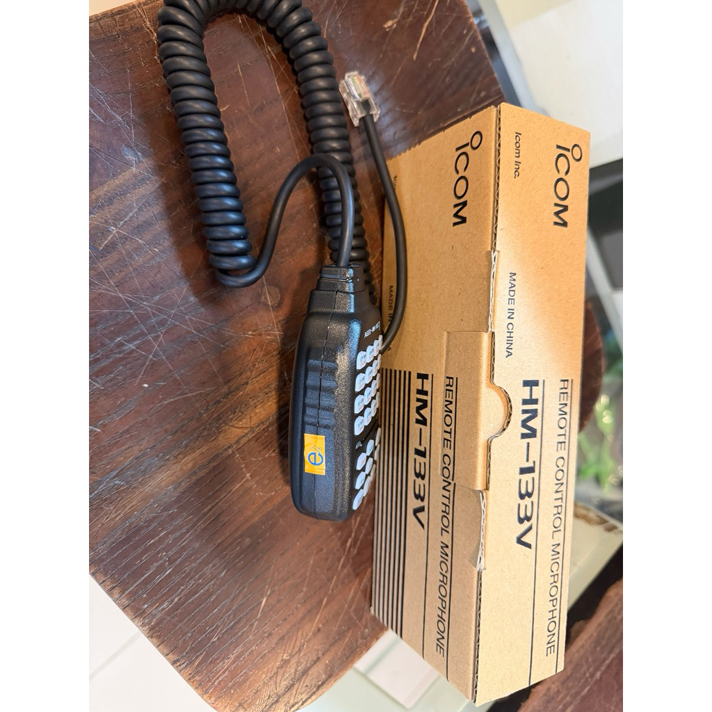icom HM133 Mic icom 2200 mic icom 2300 ori baru