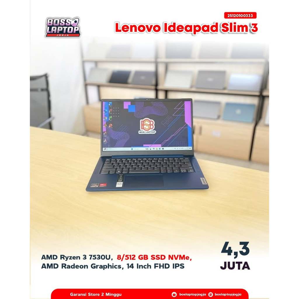 LENOVO IDEAPAD SLIM 1 14AMN8 Ryzen 3 7320U 8/512 GB